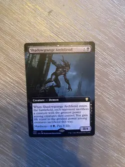 Shadowgrange Archfiend (Extended Art) Commander: Innistrad: Crimson Vow Regular - Image 2