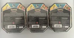 2021 Pokemon TCG Eevee Evolutions Tins (Set of 3) - Vaporeon, Jolteon, Flareon - Image 4