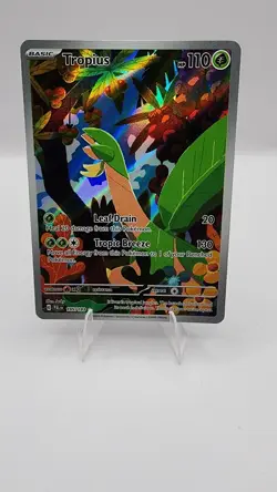 Pokemon TCG Tropius 195/193 Paldea Evolved Illustration Rare NM - Image 1