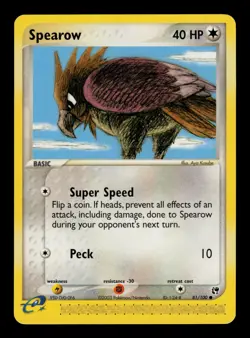 Spearow 81/100 - NM - Sandstorm, EX Pokemon - Image 1