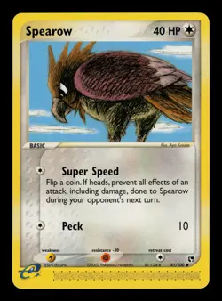 Spearow 81/100 - NM - Sandstorm, EX Pokemon - Image 6