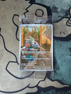 SEALED Pokemon Mimikyu SVP 075 Paldean Fates Full Art Holo Black Star Promo NM - Image 1