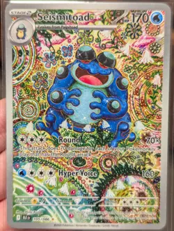 Seismitoad 105/086 NM | SV: Black Bolt ENG | Pokemon TCG Illustration Rare - Image 4