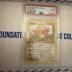 Pokemon Spearow Jungle 1st Edition 1999 #62 PSA 8 NM-MT - Image 3