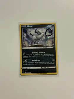 SWIRL Pokémon Absol 097/189 Astral Radiance UK exclusive variant Cosmos Holo AP - Image 4