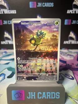 Teal Mask Ogerpon 123 Pokemon TCG: Twilight Masquerade Black Star Promo - Image 3