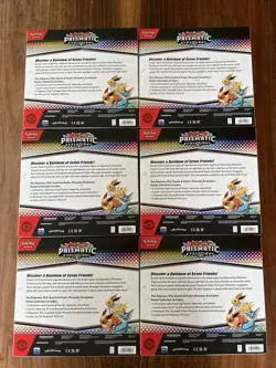 Pokemon TCG Prismatic Evolutions Poster Collection - LOT 6 - Image 3