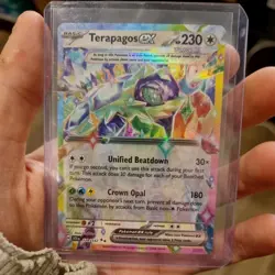 Terapagos ex 128/142 Stellar Crown Holo Double Rare NM Pokemon TCG 128/142 mint - Image 1