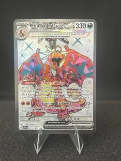 Charizard EX 215/197 Obsidian Flames Special Rare Full Art Pokemon TCG - Image 2