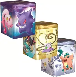 ONE! 1x Pokemon TCG Stacking Tin 2024 1 new Random Type of Psychic Steel Dragon - Image 3