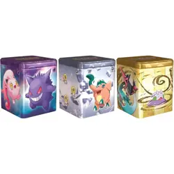 ONE! 1x Pokemon TCG Stacking Tin 2024 1 new Random Type of Psychic Steel Dragon - Image 5