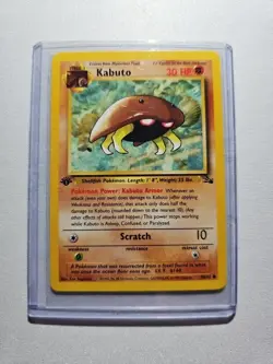Kabuto #050 1st Edition Fossil Pokemon TCG - Image 1