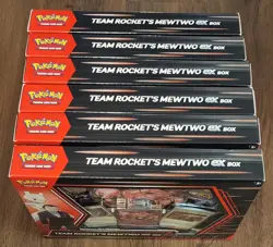Lot of 6 - Pokémon TCG Team Rocket's Mewtwo Ex Box - Brand New Factory Sealed - Image 9