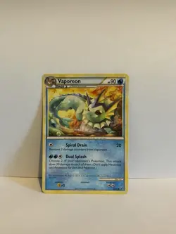 Vaporeon 41/90 Pokemon HG & SS Undaunted Uncommon Non Holo LP 2010 - Image 1