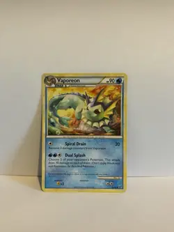 Vaporeon 41/90 Pokemon HG & SS Undaunted Uncommon Non Holo LP 2010 - Image 3