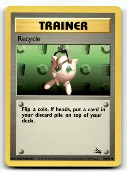 Pokemon TCG - Recycle 61/62 - Fossil Set Wizards 1999 - Image 1