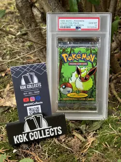 PSA 10 Pokemon Jungle 1st Edition Booster Pack Flareon Art - Image 2