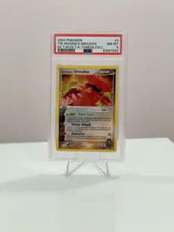Team Magma's Groudon #9 -2004 Pokemon Team Magma Vs Team Aqua - PSA 8 NM-MT - Image 1