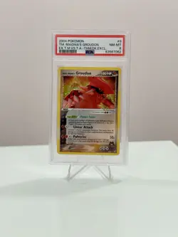Team Magma's Groudon #9 -2004 Pokemon Team Magma Vs Team Aqua - PSA 8 NM-MT - Image 3