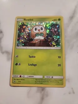 Pokémon TCG Rowlet McDonalds Promos 1/12 Holo Promo LP - Image 10