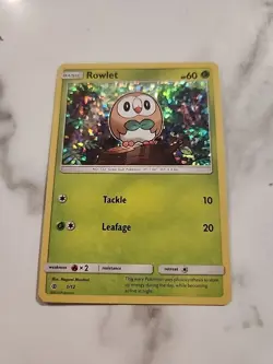 Pokémon TCG Rowlet McDonalds Promos 1/12 Holo Promo LP - Image 12