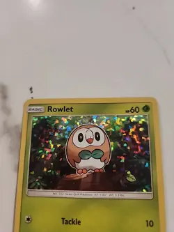 Pokémon TCG Rowlet McDonalds Promos 1/12 Holo Promo LP - Image 14