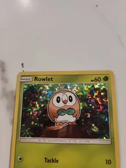 Pokémon TCG Rowlet McDonalds Promos 1/12 Holo Promo LP - Image 2
