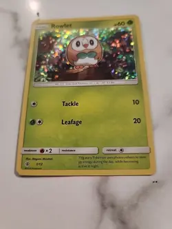 Pokémon TCG Rowlet McDonalds Promos 1/12 Holo Promo LP - Image 3