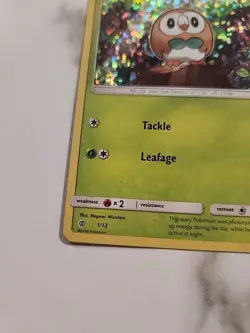 Pokémon TCG Rowlet McDonalds Promos 1/12 Holo Promo LP - Image 4