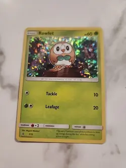 Pokémon TCG Rowlet McDonalds Promos 1/12 Holo Promo LP - Image 8