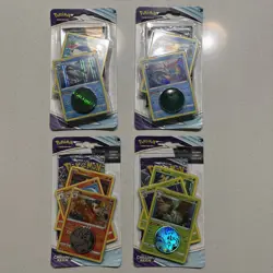 Pokemon TCG Sword and Shield Chilling Reign Checklane Blister Lot of 4 Promo - Image 3