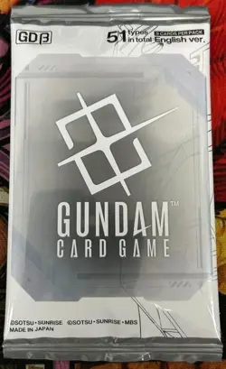 Gundam Card Game TCG - Edition Beta Booster Pack English SEALED Brand New - Image 1