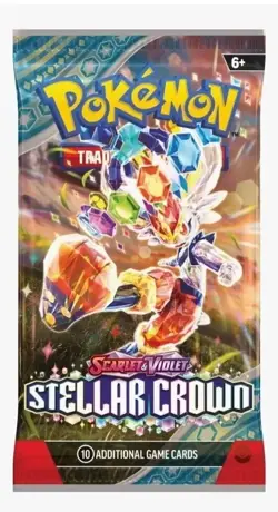 Pokemon * Stellar Crown * Scarlet & Violet SV07 Booster Pack - Image 1