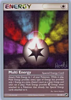 PokÃ©mon TCG Multi Energy Card #93/100 Promo Uncommon Light Play LP Free Shipping - Image 1