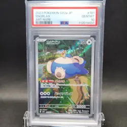 PSA 10 Snorlax AR 181/165 SV2a Pokemon Card 151 Pokemon Card Japanese 2023 - Image 3