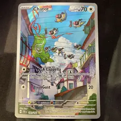 Chatot 181/162 2024 PokÃ©mon Card Temporal Forces Illustration Rare Colorless  - Image 1