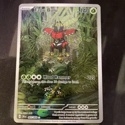 Tapu Bulu 065/064 Sv: Shrouded Fable Holo Pokemon Card Grass Type Full Art  - Image 1