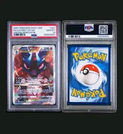 Lucario Vstar SWSH 291 PSA 10 2023 Pokemon Crown Zenith ETB Promo - Image 3