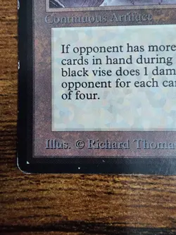 MTG Black Vise â­BETA LPâ­ â­10 REAL HQ PICS! â­Rare Vintage 1993 Magic - Image 6