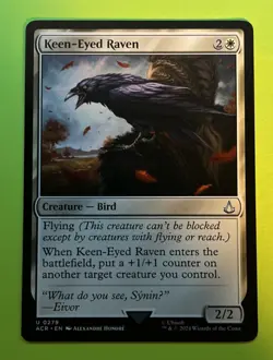 Keen-Eyed Raven ACR 279 MTG NM/M Never Played - Image 1