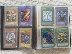 Vintage Japanese Yugioh Binder Collection Exodia +  Blue Eyes Dragon Played!! - Image 2