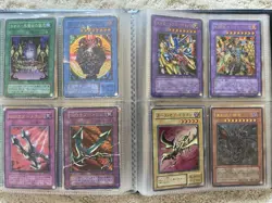 Vintage Japanese Yugioh Binder Collection Exodia +  Blue Eyes Dragon Played!! - Image 9