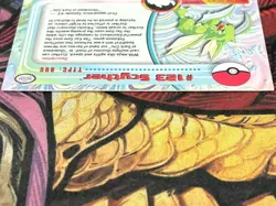 Pokemon Card English 2000 Topps TV Chrome Series 2 Scyther #123 Foil Vintage - Image 4