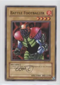 Battle Footballer Unlimited YuGiOh Dark Crisis #DCR-001 2003 0l37 - Image 1