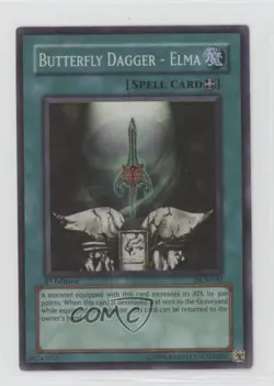 Butterfly Dagger - Elma 1st Ed. YuGiOh Dark Crisis #DCR-032 2003 0u5r - Image 1