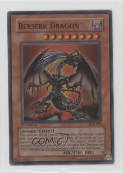 Berserk Dragon 1st Ed. YuGiOh Dark Crisis #DCR-019 2003 0pv5 - Image 1