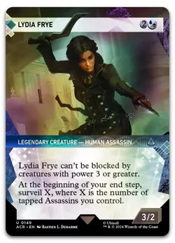 Lydia Frye (Showcase) #149 (Foil) (NM) Assassin's Creed ACR Magic MTG - Image 1