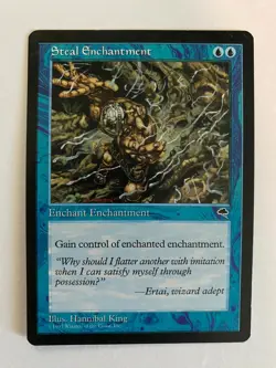 Steal Enchantment Tempest Regular Magic the Gathering MTG Card - Image 1