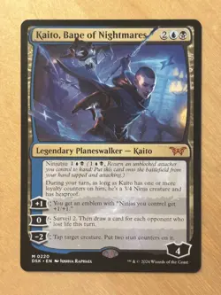 MTG Magic the Gathering Kaito Bane of Nightmares Duskmourn House of Horror NM - Image 1