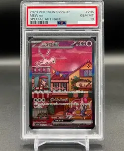 PSA10 Mew ex SAR 205/165 sv2a Pokemon Card 151 Japanese 2023 Nintendo Gem Mint - Image 1